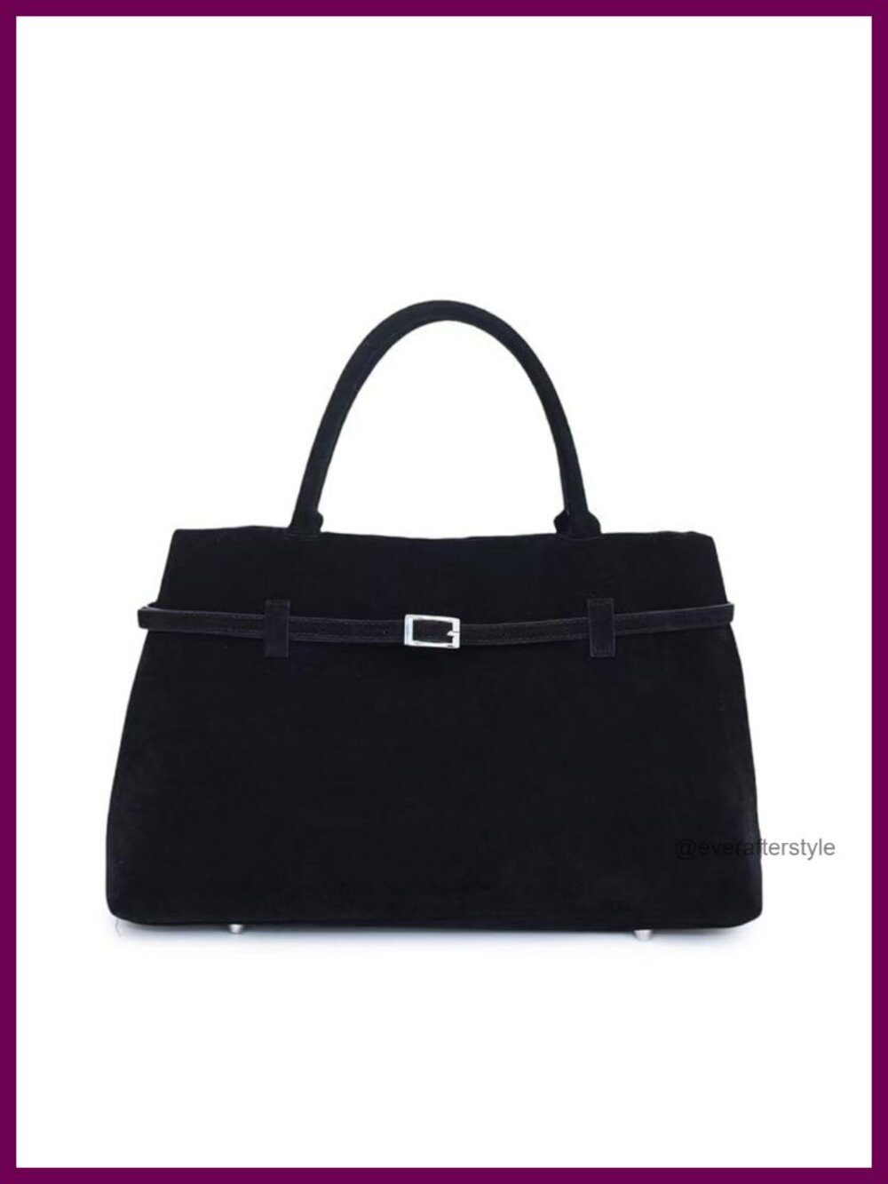 Faux Suede Tote Bag Large Slouchy Hobo Shoulder Satchel